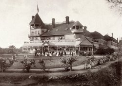 This is the Odd Fellows Home in Oroville, California, formerly the Bella Vista Hotel, taken in about 1895. View full size.
(ShorpyBlog, Member Gallery)