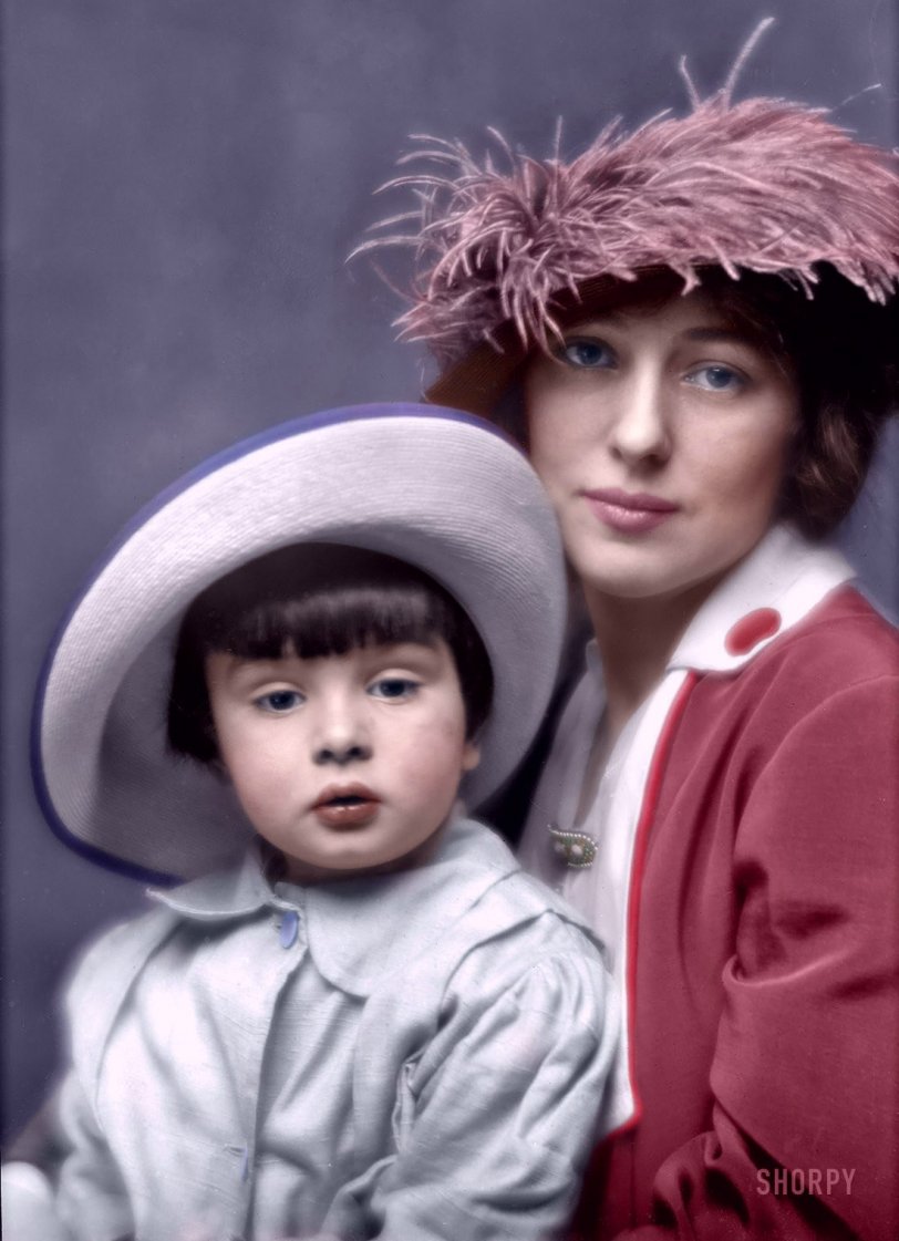 Colorized from this Shorpy original. It's hard to believe this picture is really 100 years old. I'm looking forward to seeing a few members alternate takes on this one. View full size.