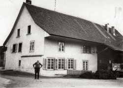 My great-grandfather's house in Switzerland, 1942 or 1943.