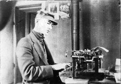 This shot (possibly a self-portrait) is of my grandfather his freshman year at KU in 1911.