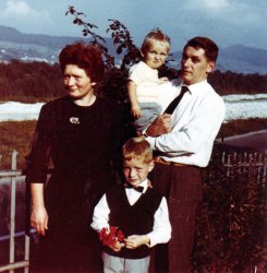 My Mom, my dad and my brother 1963.