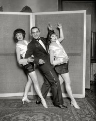 Washington, D.C., 1926. "Margaret Little, Earl Columbus and Blanche Lehman." National Photo Company Collection glass negative. View full size.