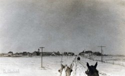 This was taken near Springfield, Illinois. Scanned from the original print. View full size.