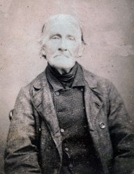 Image taken January 1868 of John Johnston, a family relative, likely at a professional photographer's in Ontario. He was 78 years old. View full size.