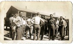 Found in a lot of WWII photos. Taken during WWII at Fort Sheridan. View full size.