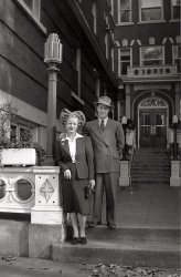 Grandpa Tom Boothby seems to have a lot of photos of himself and his wife Winnie. She had a propensity for odd hats. View full size.