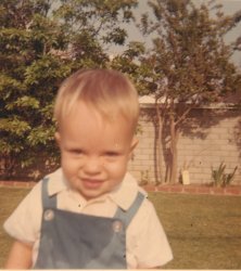 Me back in 1968, about 18 months old or so, probably at my aunts house again. Apparently i was quite a drooler, but probably didn't know better. View full size.