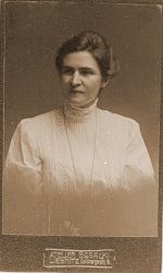 My great-grandmother Margarethe Neugebauer (1872-1969) who was born in East Prussia. This picture dates from 1908 and I can see so much of my mother in her. I was born in 1962 so knew her towards the end of her life and she was a lovely lady.  