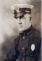 My great uncle as a Toledo police officer, 1927. View full size.