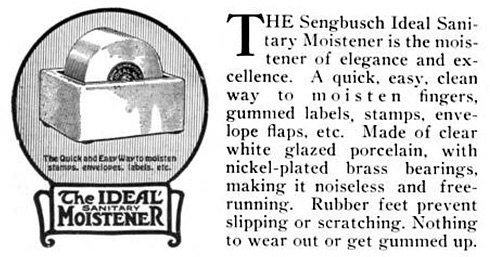 Buy Vintage Sengbusch Roller Porcelain Stamp Envelope Moistener